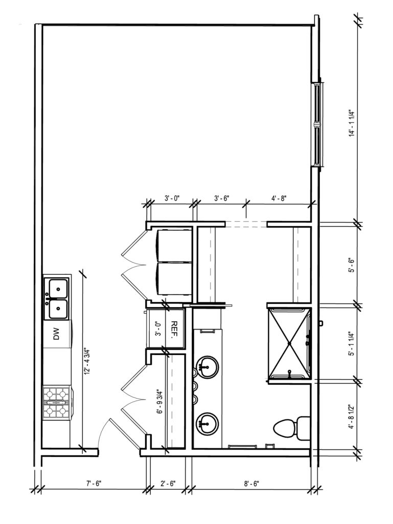KSL_Floorplans_IL_Studio 1B_558sqft
